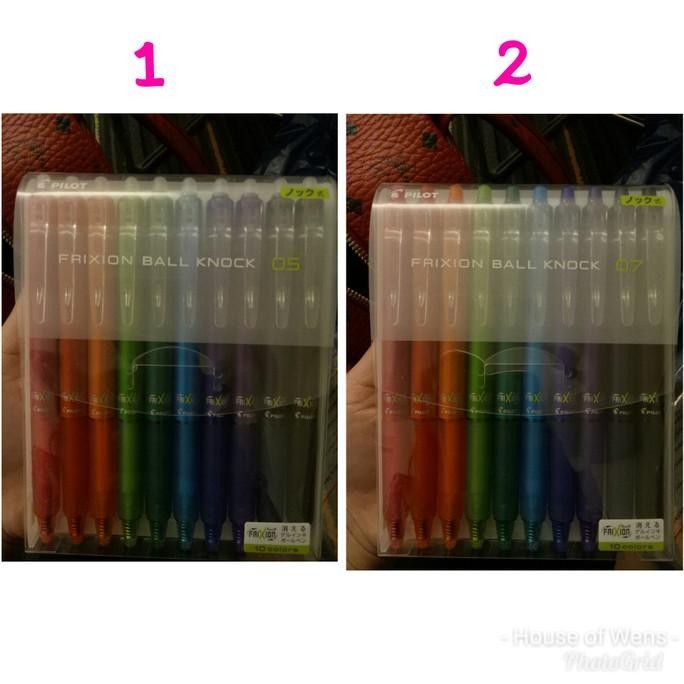 

Big Sale Pen Frixion Ball Knock 10 Colours - Pulpen Bisa Hapus (Made In Japan) Limited Edition