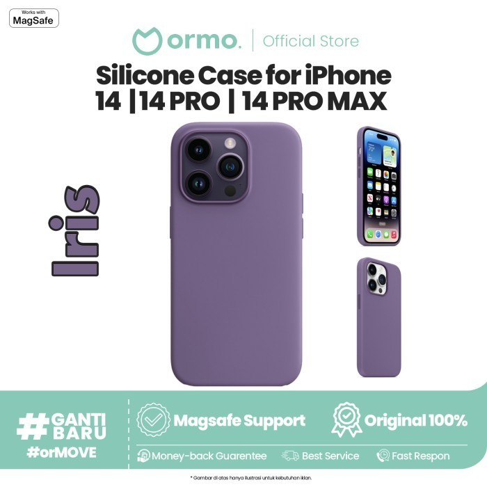 ORMO SILICONE CASE MAGSAFE IPHONE 14 PRO