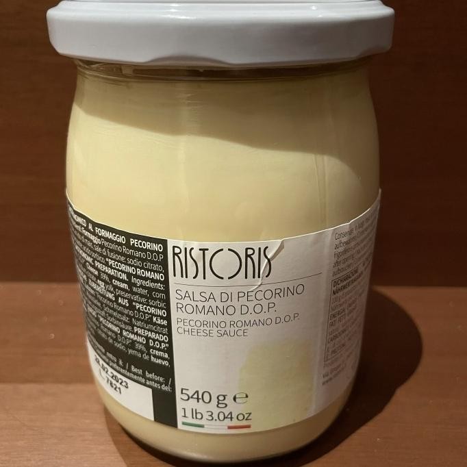 

ristoris pecorino romano cheese sauce 540gr made in Italy JS