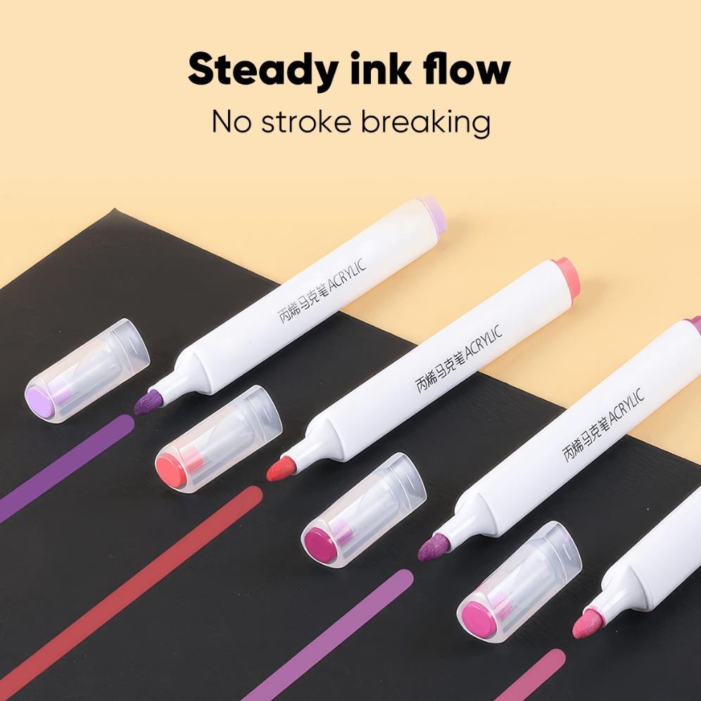 

gh-45 Giorgione Acrylic Markers Set Spidol 12/24/36/48 Warnas G-AM-BS Premium