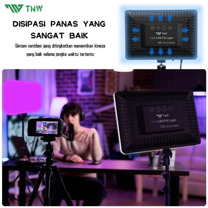Tnw Lampu Rgb Lampu FotoLed Rgb Lampu LightingHp Kamera Lighting S