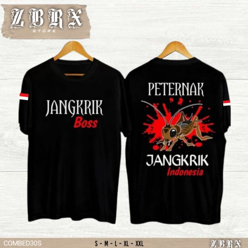 KAOS JANGKRIK BOSS PETERNAK JANGKRIK INDONESIA