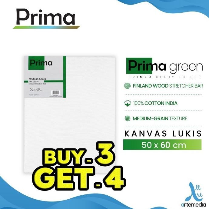 

Kanvas Lukis Prima Green 50x60cm Cotton Canvas