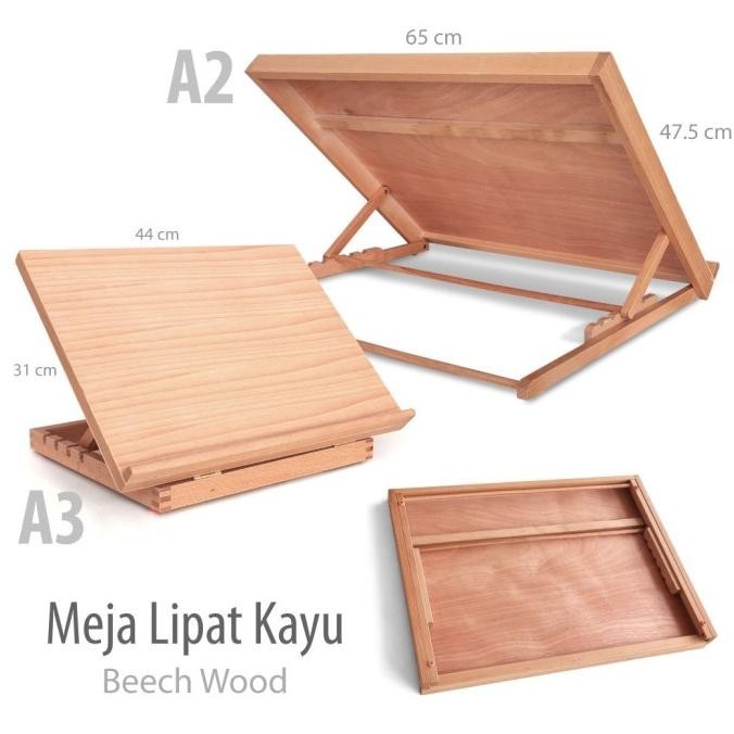 

Meja Gambar Lipat Arsitek A3 A2 Ergonomic Adjustable Atur Kemiringan