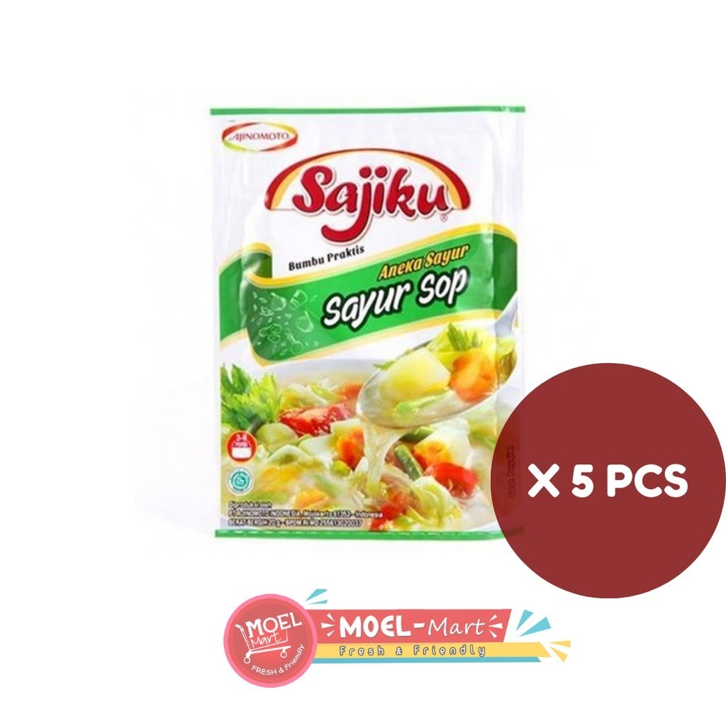 

SAJIKU Sayur Sop 5pcs x 19gr