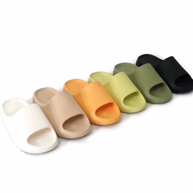 MONSTERA YEEZY SLIDE SANDAL SLIDES KARET SLIPPER KANYE WEST TEBAL