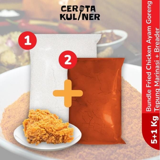 

Bundle Paket Ayam Goreng Tepung Crispy Renyah / Fried Chicken Breader Marinasi STS