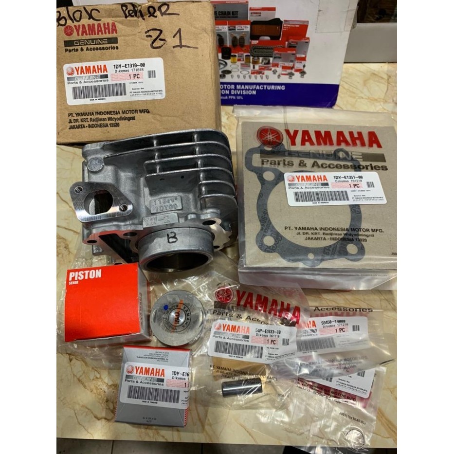 Promo Blok Seher Boring Piston Kit Jupiter Z1 Force Fi Asli Ori Yamaha