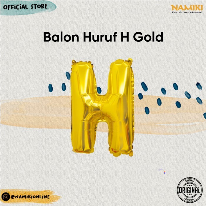 

BALON HURUF DAN ANGKA GOLD - 6