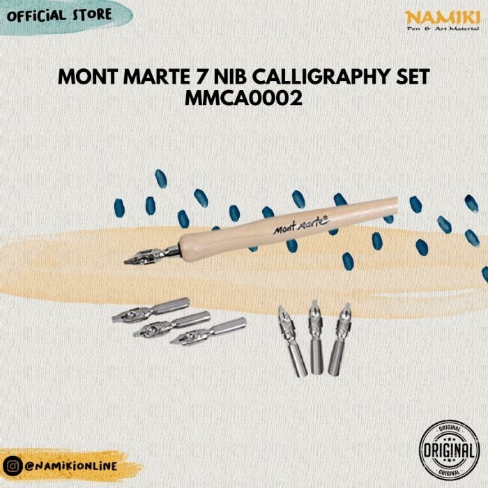 

Mont Marte 7 Nib Calligraphy Set MMCA0002