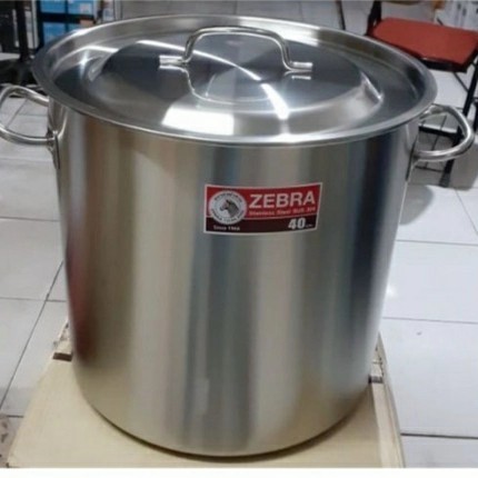 Stock Pot 40X40Cm Zebra (171040) /Panci Stainless Zebra 50L