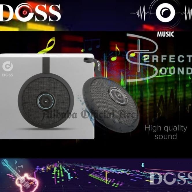 Speaker Wireless Bluetooth Doss Ds-1399 Original Perfect Bass Portable Fagenor