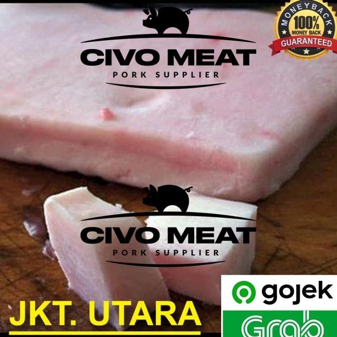 

Lemak / Minyak babi (Lard) Potong Kotak 1kg