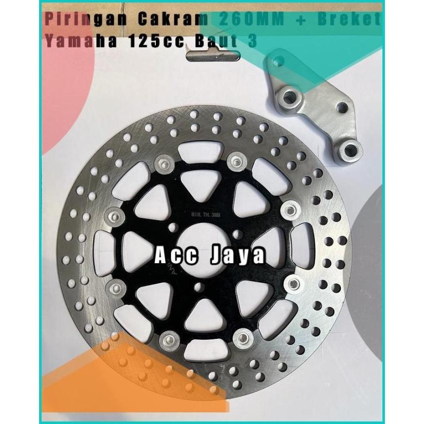 Piringan Cakram Disc 260MM Mio Gear Soul GT 125 Mio S Xride125 Fino125