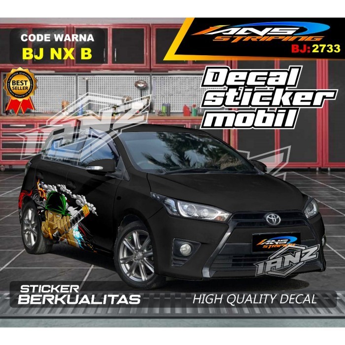 Stiker Update Mobil Jazz, Brio, Sigra, Yaris, Swift-Stiker Custom Doff