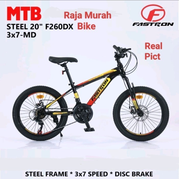 Sepeda Gunung MTB Fastron 20 Inch F-260DX Sepeda MTB Fastron F260 DX