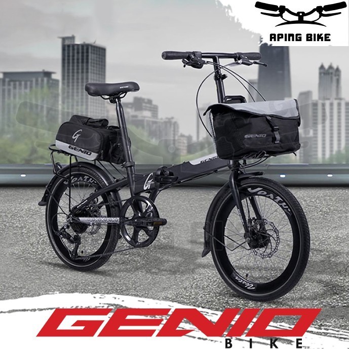 Sepeda Genio Vesta 1.0 20" Sepeda Lipat Dewasa Folding Bike 20 inch