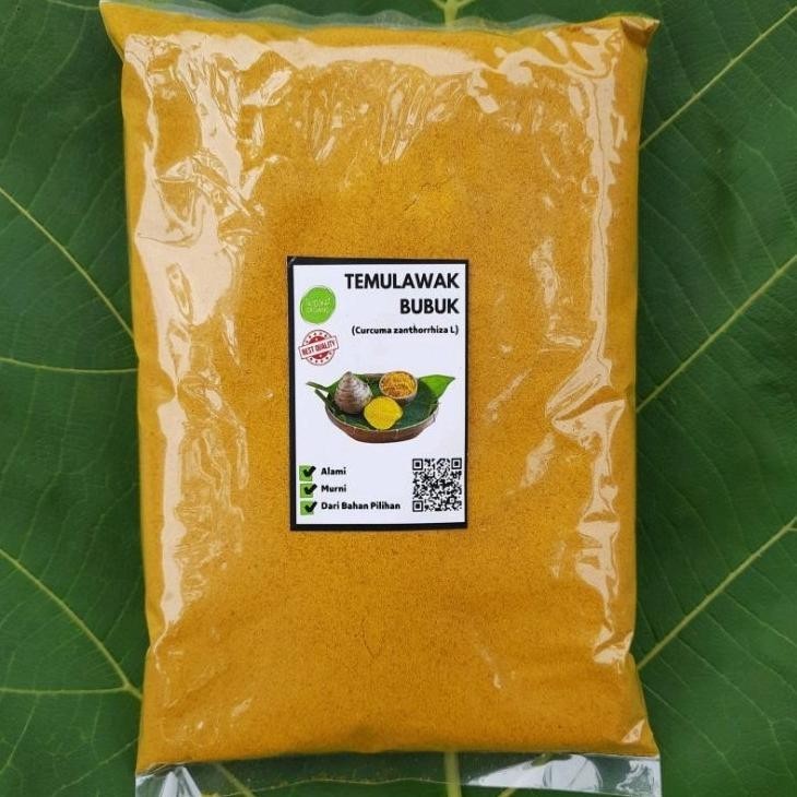 

BUBUK SERBUK POWDER TEMULAWAK ISI 1KG 1 KG MURNI RO08