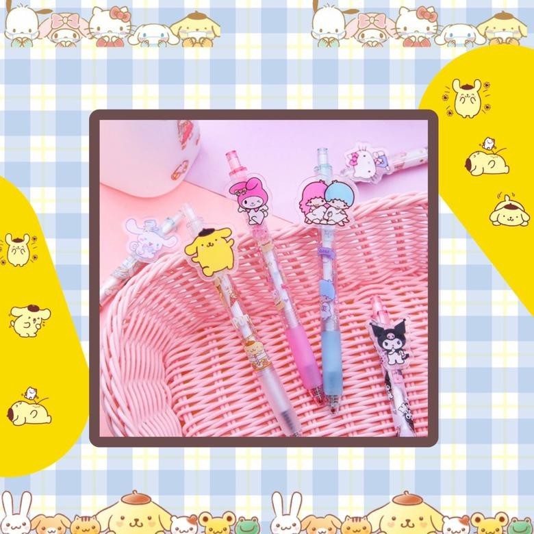 

PULPEN SANRIO GEN 4 KUROMI/MELODY/CINNAMOROLL/BOLPEN MYSTERY BOX 0.5MM TEKAN MOTIF SANRIO UNICORN ACRYLIC/PENA SANRIO TINTA HITAM PULPEN SANRIO BOLPOIN KUROMI MELODY/CINNAMOROL/1BIJI PULPEN GEL MOTIF KARTUN SANRIO KUROMI CINNAMON POMPOMPURIN MELODY RO48