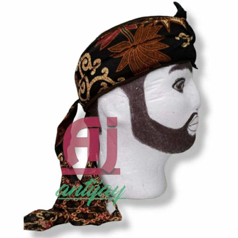 BLANGKON IKAT KEPALA SUNDA PRAKTIS MOTIF BATIK UKURAN PRIA DEWASA TOPI KHAS TRADISIONAL ADAT RO23