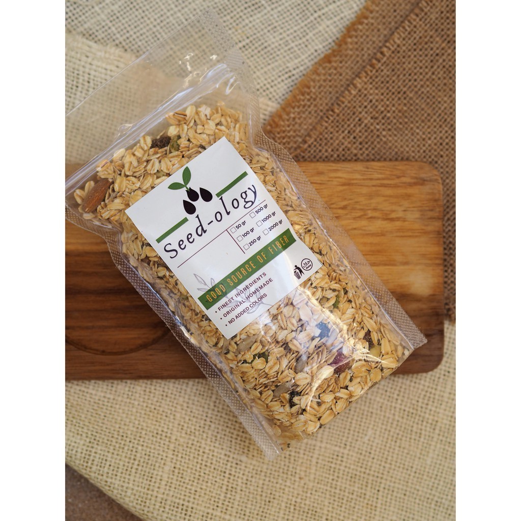 

Summer Holiday Mixed Fruit and Seed Muesli 1kg - Makanan Sehat / Oatmeal / Sarapan / Diet