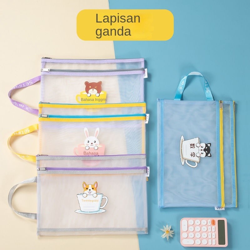 

Tas Penyimpanan Kertas Uji Transparan Tas File Klasifikasi Subjek Siswa