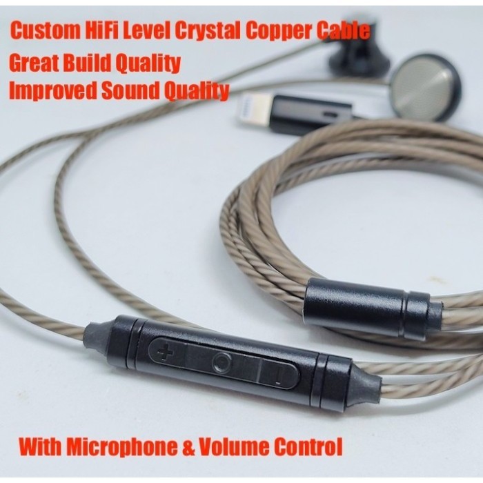 Mfi Certified Custom Earphone For Iphone Hifi Headset Superior Sound