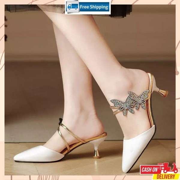 Sendal Hill Import Hayhil Depan Tertutup Bridesmaid Hils Hills Remaja Import Haihils Perempuan Kekin