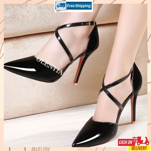 Hak Tinggi Sandl Heals High Heels Pesta Wanita Murah Haigh Hels Heels Awet Sendal Hill Import Hayhil