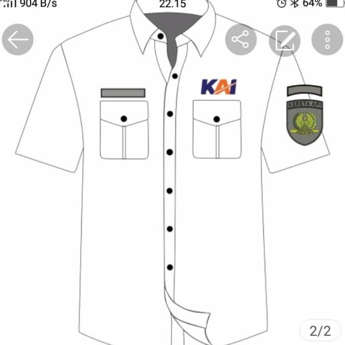 Seragam Original R6 Kereta Api