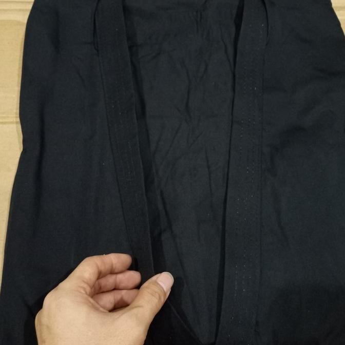 Baju Karate Hitam Dewasa Adidas/Gap (Black Karate) HST