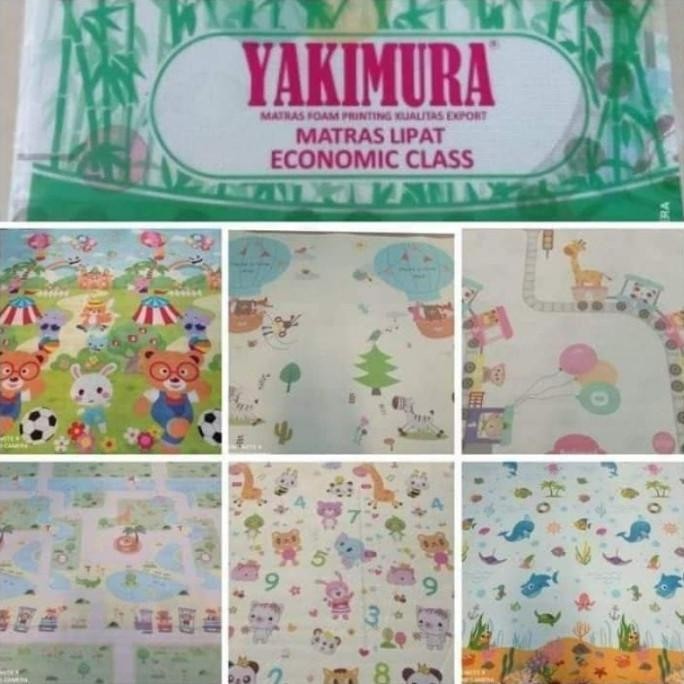 Playmate Yakimura Jumbo 180x200cm Super Tebal Matras Lipat Anak Motif  LA