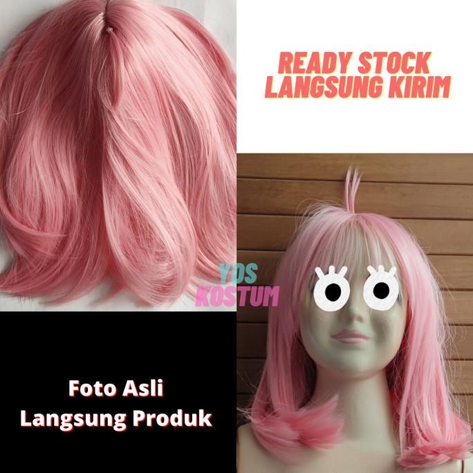 Wig Anya Forger Spy X Family Cosplay Anime Anak Dewasa Rambut Import