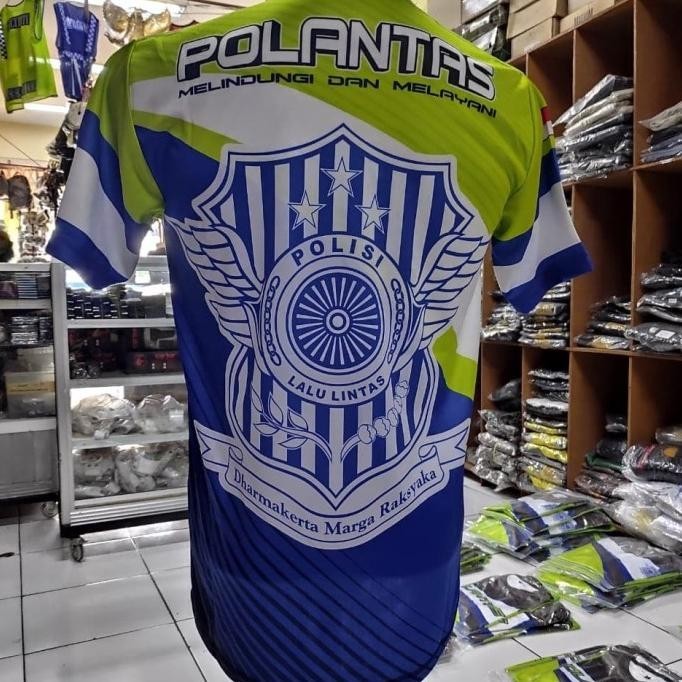 Kaos Baju Jersey Polisi Motif Lantas