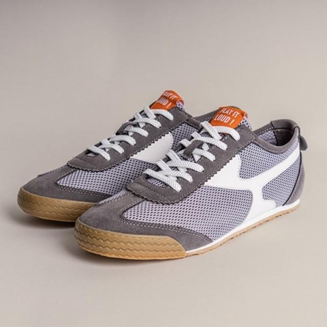 Sepatu Sneakers Footwear Emba Excel Smoke Gray - Gum Sole