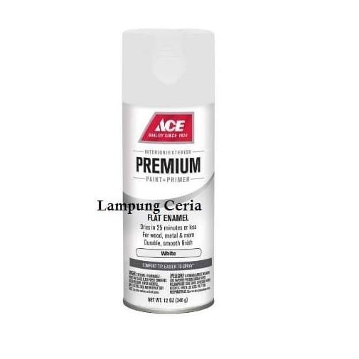Cat Semprot Putih Ace Premium Flat White Enamel Paint