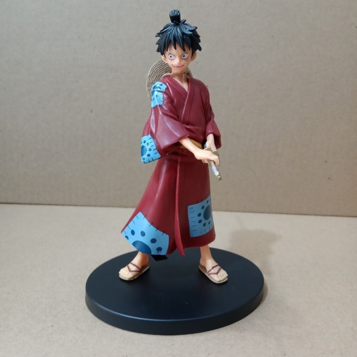 Mainan Action Figure One Piece Luffy Wano