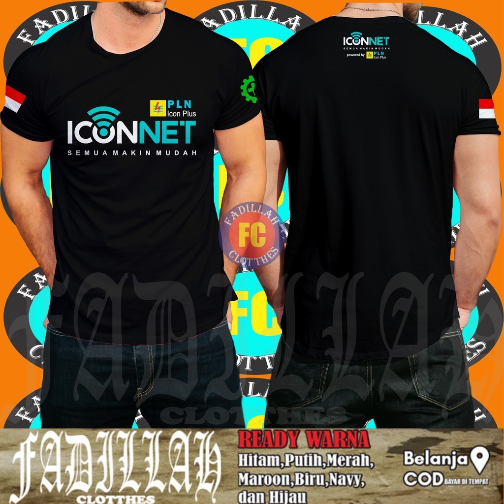 Baju Kaos ICONNET PLN Icon Plus DB Kaos Distro