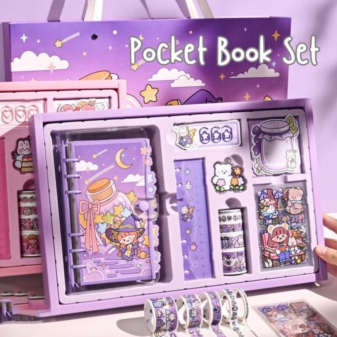 

Buku Journal Diary Set Kit Diary Book Notebook Buku Catatan Harian