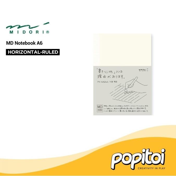 

MIDORI MD Notebook A6 Buku Catatan Tulis Jurnal Diary Bullet Journal