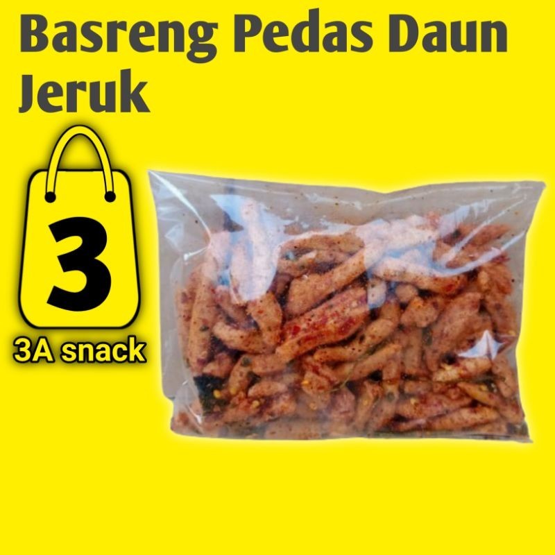 

3a Basreng 250 gram Rasa Daun Jeruk