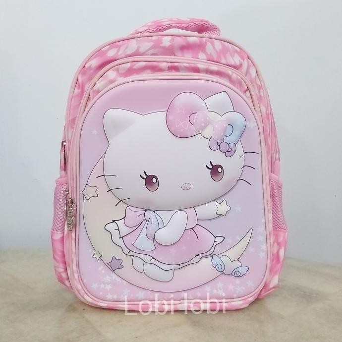 Tas Sekolah Ransel Anak Sd Perempuan Hello Kitty Helo Kiti Import
