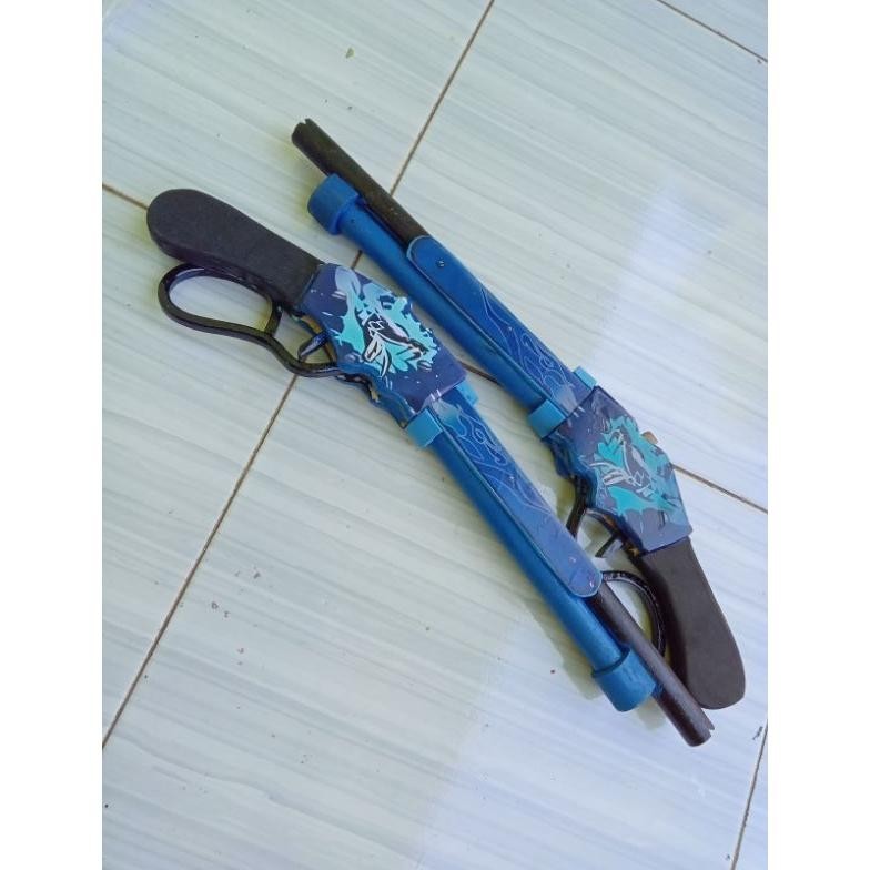 Promo Mainan Kayu Pake Karet Gelang Model Sg2 Skin Mamba Zn534