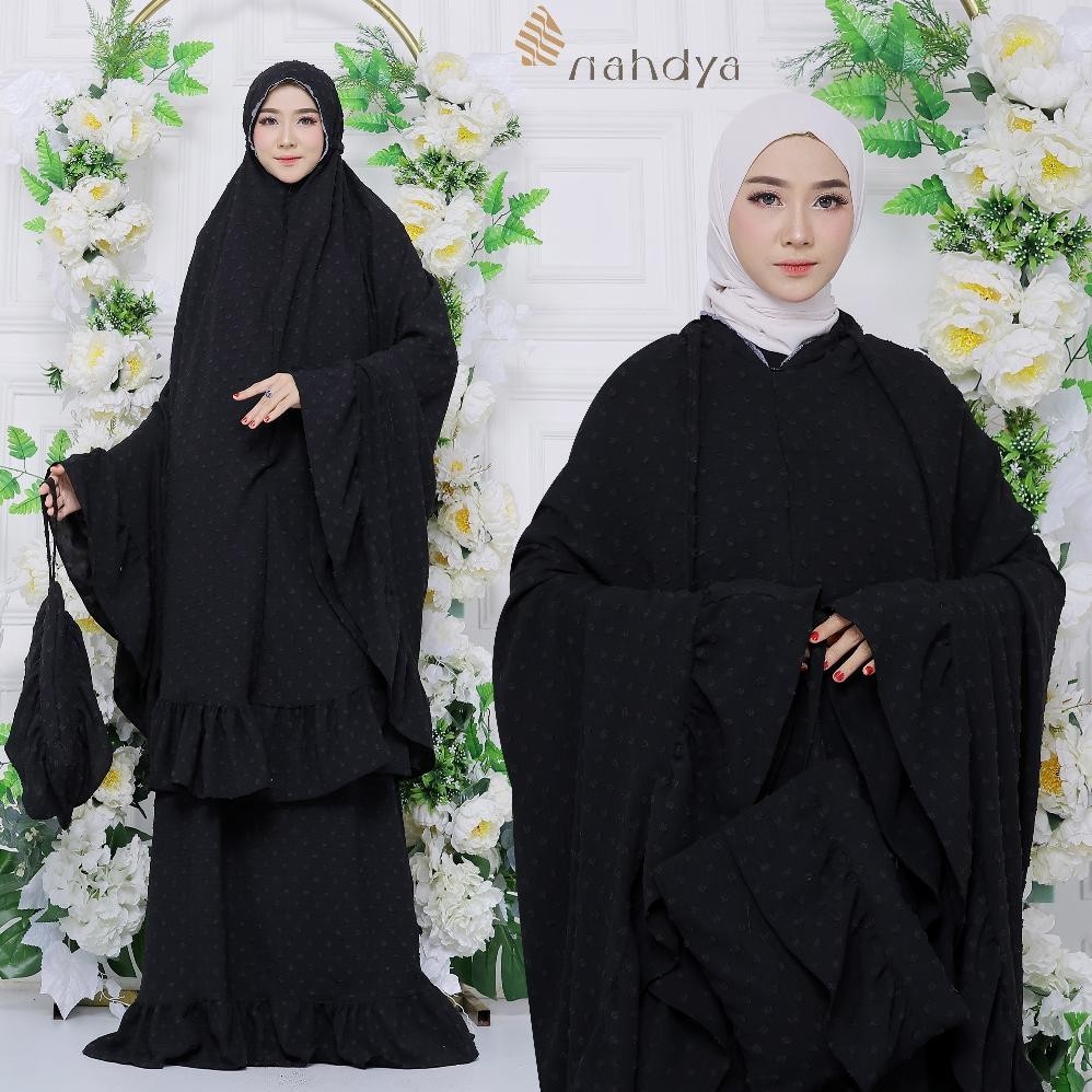 KODE 000 Nahdya - Mukena Dewasa Rayya Series 2in1 Premium/Mukenah Terbaru TERLARIS