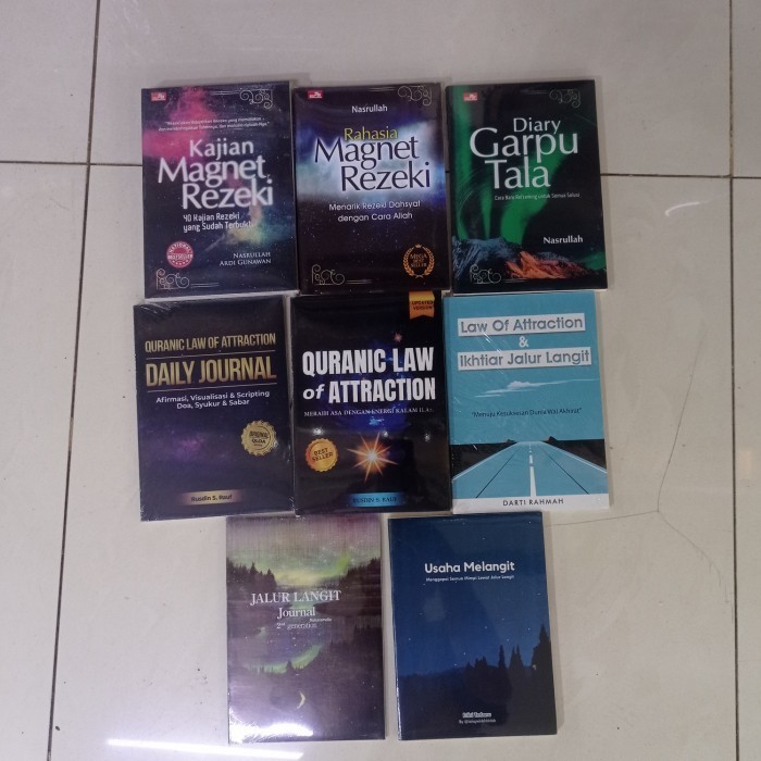 8 Buku Paket Motivasi . Quranic Law & Magnet Rezeki