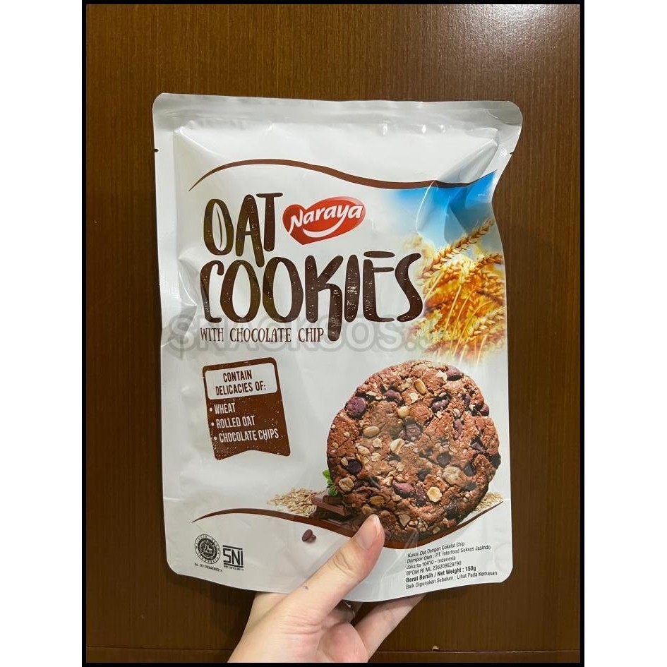 

Naraya Oat Cookies Chocolate Chip 150Gr / 320Gr Cookie