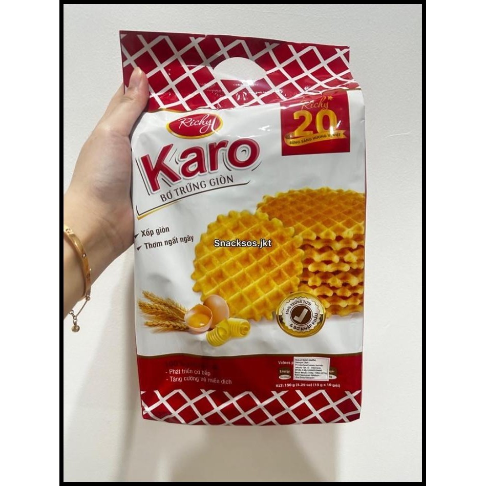 

Richy Karo Waffles Crispy Butter Waffle 270Gr / 150Gr