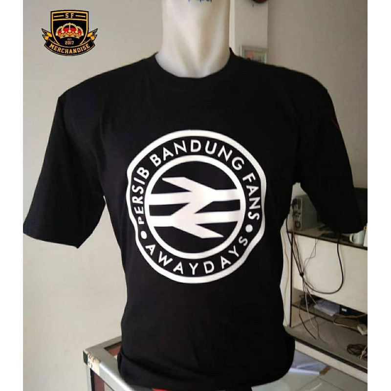 Kaos T Shirt Pria Awaydays Persib Bandung Fans