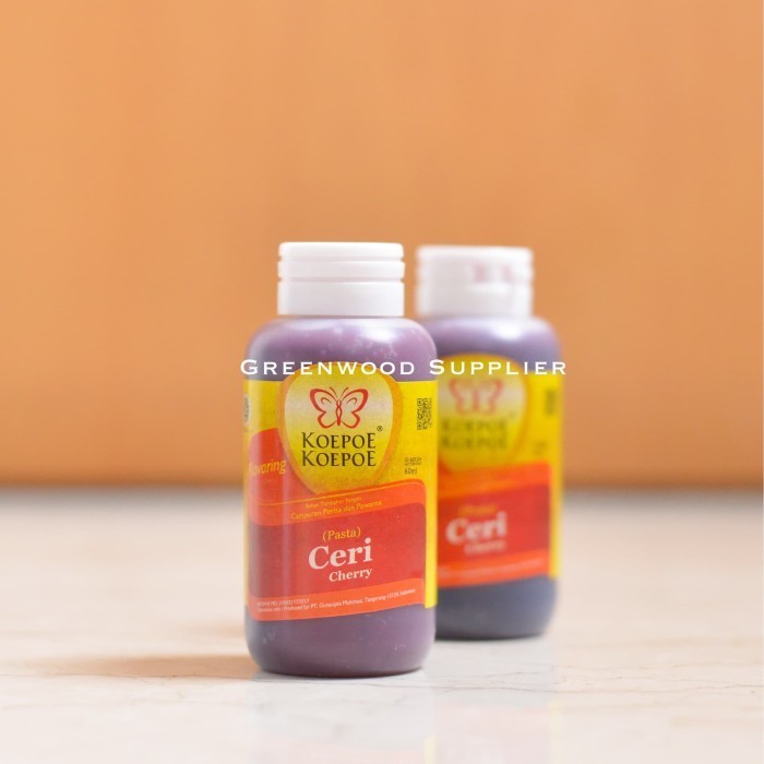 

Brom Pasta Perisa & Pewarna Ceri / Cherry - Koepoe Koepoe Brand