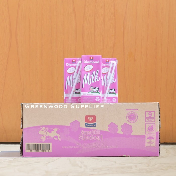 

Brom Susu Diamond Uht Strawberry 200Ml - 1 Karton